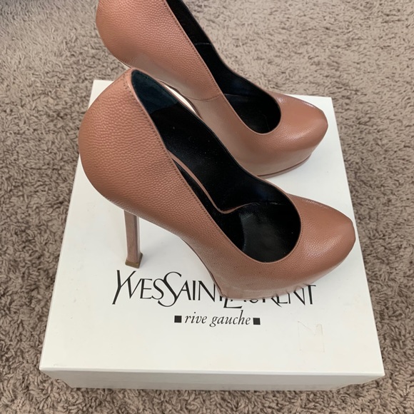 Yves Saint Laurent 36.5 Nude Pumps Tribtoo - Picture 2 of 5